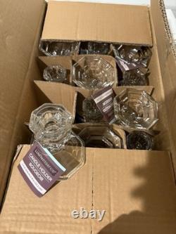 Glass Candle Sticks Set