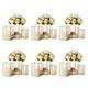 Glass Hurricane Candle Holder Gold Hurricane Candle Holders With Metal Frame