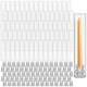 Glass Hurricane Candle Holders 36 Set 12.6 Bulk Wedding Centerpiece Clear Open