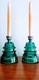 Glass Insulator Candle Holders. Candlestick Holders. Steampunk Decor