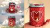 Glass Jar Candle Holder Diwali Decoration Easy Mason Jar Craft Festive Glitter Candle