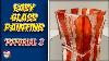 Glass Painting Tutorial For Beginners Candle Holder