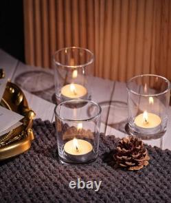 Glass Votive Candle Holders Set 72-Pack Wedding Decor
