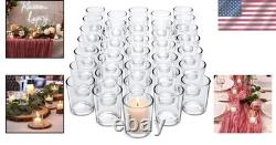 Glass Votive Candle Holders Set Wedding Decor Essential