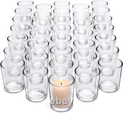 Glass Votive Candle Holders Set Wedding Decor Essential