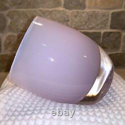 GlassyBaby Lavender Pre-Triskelion tea light candle holder. No damage. $175