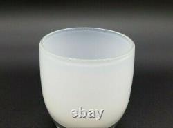 GlassyBaby WHITE Hand-Blown Votive Candle Holder-Classy Elegant