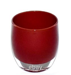 Glassybaby AMORE Hand Blown Votive Candle Holder withSticker
