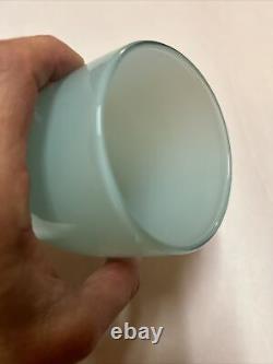 Glassybaby AQUAMARINE Hand Blown Glass Candle Holder Sticker SOLD OUT Blue Green