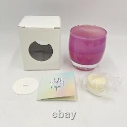 Glassybaby Belle Retired Purple Handblown Glass Votive Candle Holder Rare NEW