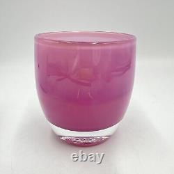 Glassybaby Belle Retired Purple Handblown Glass Votive Candle Holder Rare NEW