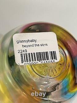 Glassybaby Beyond the Stars NEW In Box Old Stock Sold OUT with Votive Candle