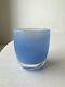 Glassybaby Candle Holder Blue Dog Paddle Retired New With Sticker Glass Baby Htf