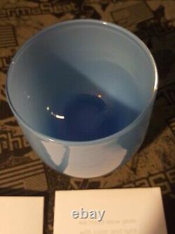 Glassybaby Candle Holder Blue Glass Bowl Legacy #1809 RARE