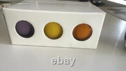 Glassybaby Candle Holder Lot 7 Mix Colors 2 Red Yellow Orange Purple Pink Blue