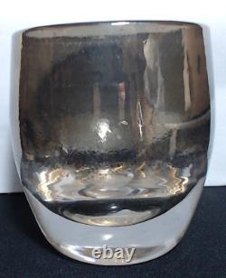 Glassybaby Candle Holder Silver Lining with Sticker