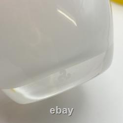 Glassybaby Candle Holders Celebrate White Red Yellow Set of 3