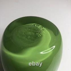 Glassybaby Candle Votive Hand Blown Green lime