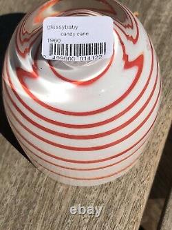 Glassybaby Candy Cane Votive Candle Holder