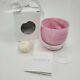Glassybaby Cloud Nine Handblown Votive Candle Holder Pink Swirl With Tea Light New
