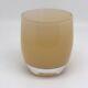 Glassybaby Comfort Peach And Pink Ombre Hand Blown Glass Candle Holder Votive