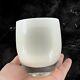 Glassybaby Discontinued Votive Candle Holder Whiskers W Sticker White Hand Blown
