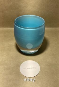 Glassybaby Fortunate Skies Votive Candle Holder New With Original Box