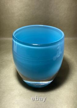 Glassybaby Fortunate Skies Votive Candle Holder New With Original Box