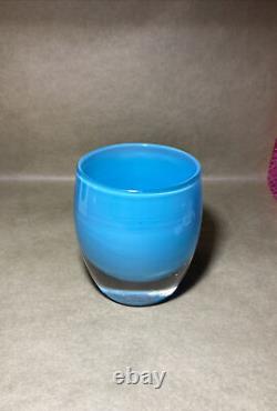 Glassybaby Fortunate Skies Votive Candle Holder New With Original Box