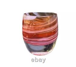 Glassybaby Foxy votive Stickered with Box- Rare NEW