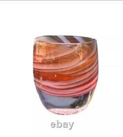 Glassybaby Foxy votive Stickered with Box- Rare NEW