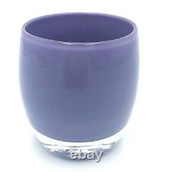 Glassybaby Glassy Baby Votive Handblown USA Purple SISTER 3.5 Candle Holder