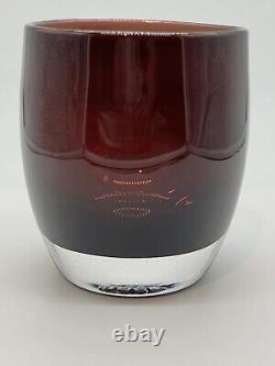 Glassybaby Grateful Red 1442 Glass Votive Candle Holder SOLD OUT! Exct Cond