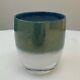 Glassybaby Home Glass Votive Candle Holder With Tag, Glimmer Metallic