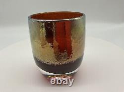 Glassybaby Hand Blown Glimmer Diva Art Glass Votive Candle Holder Collectible