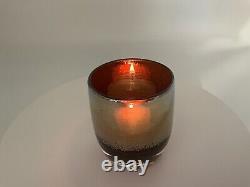 Glassybaby Hand Blown Glimmer Diva Art Glass Votive Candle Holder Collectible