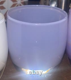 Glassybaby Handblown Glass Candle Holders Lot Of 4 Hope, Hyacinth, Peony, Sister