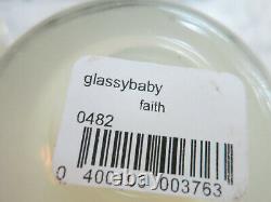 Glassybaby-Handblown Votive Candle Holder (Set of 3) Faith New Cond Retired