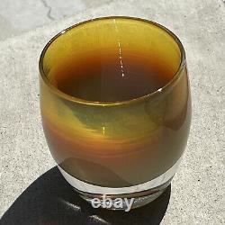 Glassybaby Hide and Seek Votive Candle Holder Original Box, Candle, Paperwork