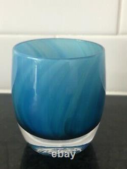 Glassybaby Home Run Votive Candle Holder 2018 Mariners Limited Edition