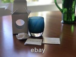 Glassybaby Home Run Votive Candle Holder 2018 Mariners Limited Edition