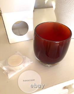 Glassybaby Horoscope Glass Candle Votive New in Box