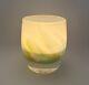 Glassybaby Intuition Hand Blown Votive Candle Holder New In Box Pastel Petals