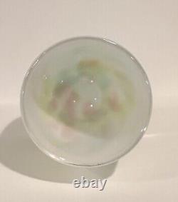 Glassybaby Intuition Hand Blown Votive Candle Holder NEW in Box Pastel Petals