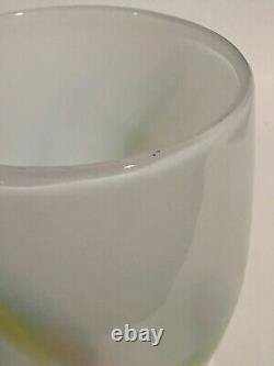 Glassybaby Intuition Hand Blown Votive Candle Holder NEW in Box Pastel Petals