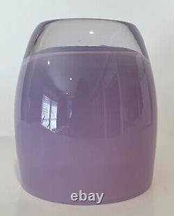 Glassybaby LILAC Hand Blown Votive Candle Holder NEW in Box Purple