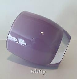 Glassybaby LILAC Hand Blown Votive Candle Holder NEW in Box Purple
