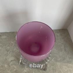 Glassybaby Lavendar Purple Votive Candle Holder Hand Blown Glass Mom 1216
