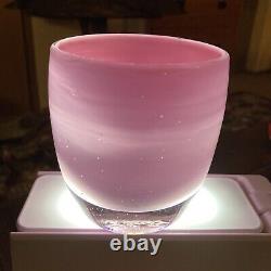 Glassybaby MARKETING FUNDAMENTAL Hand Blown Glass Candle Holder Sticker Pinks