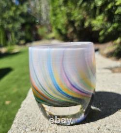 Glassybaby MUSIC & PEACE Hand Blown Candle Holder
